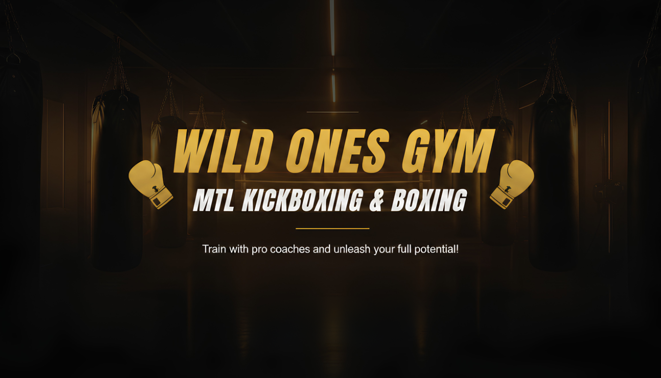 WildOnes Canada — Kickboxing & Boxing Gym website